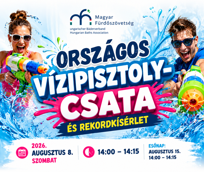 Országos vízipisztolycsata és új rekordkísérlet – 2026. augusztus 8.